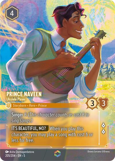 Prince Naveen - Ukulele Player (Enchanted) #205 Shimmering Skies