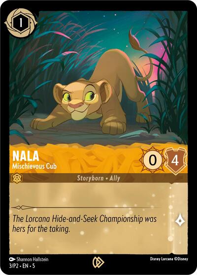 Nala - Mischievous Cub #3 Disney Lorcana Promo Cards