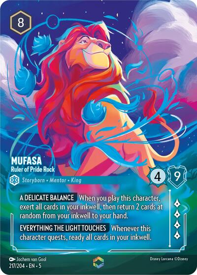 Mufasa - Ruler of Pride Rock (Enchanted) #217 Shimmering Skies