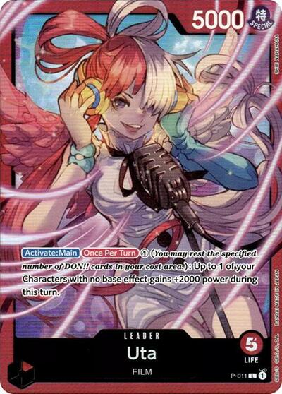Uta - P-011 (Premium Card Collection -Uta-) #P-011 One Piece Promotion Cards