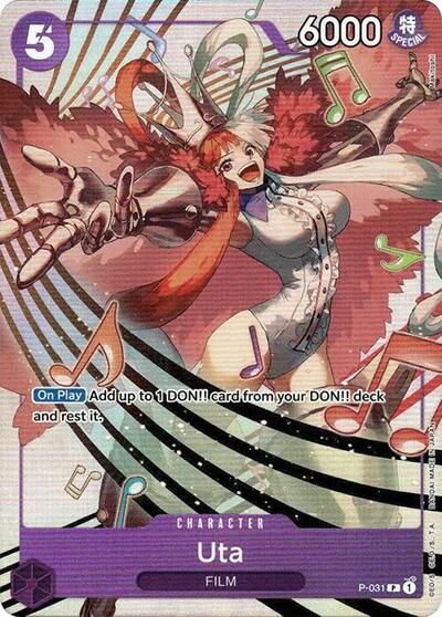 Uta - P-031 (Premium Card Collection -Uta-) #P-031 One Piece Promotion Cards