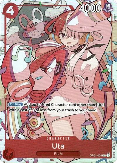 Uta - OP01-005 (Premium Card Collection -Uta-) #OP01-005 One Piece Promotion Cards