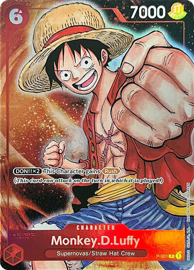 Monkey.D.Luffy (Premium Card Collection -BANDAI CARD GAMES Fest. 23-24 Edition-) #P-001 One Piece Promotion Cards