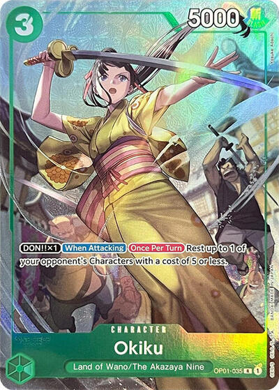 Okiku (Premium Card Collection -BANDAI CARD GAMES Fest. 23-24 Edition-) #OP01-035 One Piece Promotion Cards