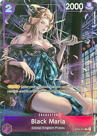 Black Maria (Premium Card Collection -BANDAI CARD GAMES Fest. 23-24 Edition-) #ST04-011 One Piece Promotion Cards