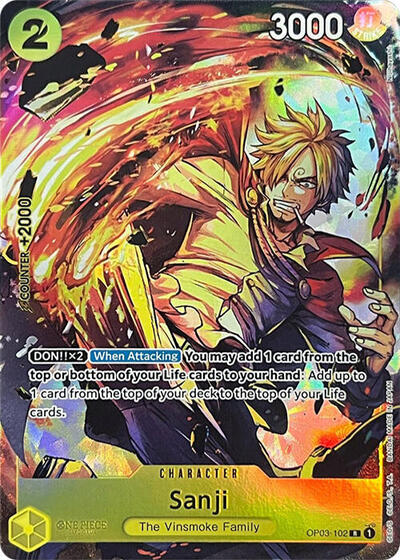 Sanji (Premium Card Collection -BANDAI CARD GAMES Fest. 23-24 Edition-) #OP03-102 One Piece Promotion Cards