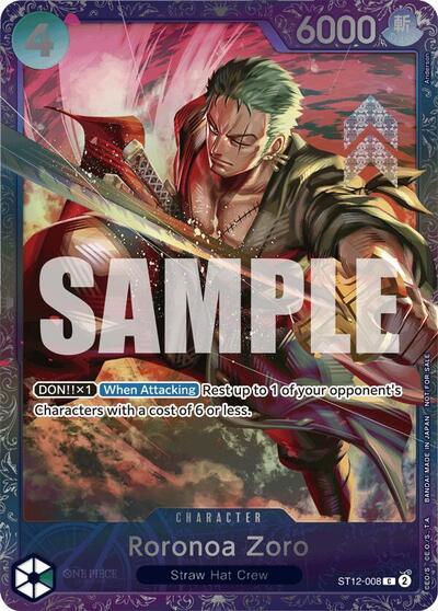 Roronoa Zoro (Treasure Cup 2024) #ST12-008 One Piece Promotion Cards