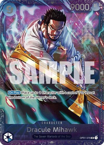 Dracule Mihawk (Treasure Cup 2024) #OP01-070 One Piece Promotion Cards