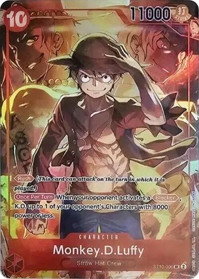 Monkey.D.Luffy (Treasure Booster Set) #ST10-006 One Piece Promotion Cards