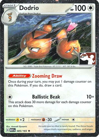 Dodrio #85 Prize Pack Series Cards