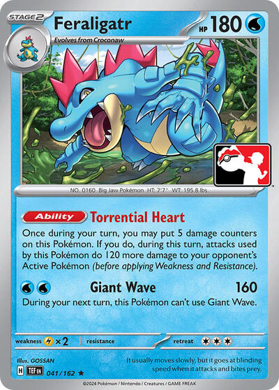 Feraligatr #41 Prize Pack Series Cards