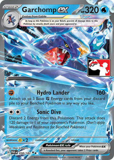Garchomp ex #38 Prize Pack Series Cards