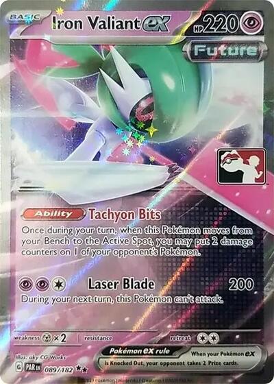 Iron Valiant ex #89 Prize Pack Series Cards