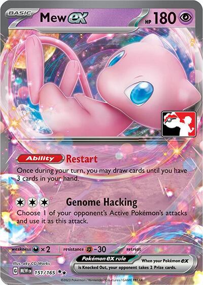 Mew ex Prize Pack Series Cards #151