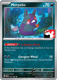 Morpeko #121 Prize Pack Series Cards