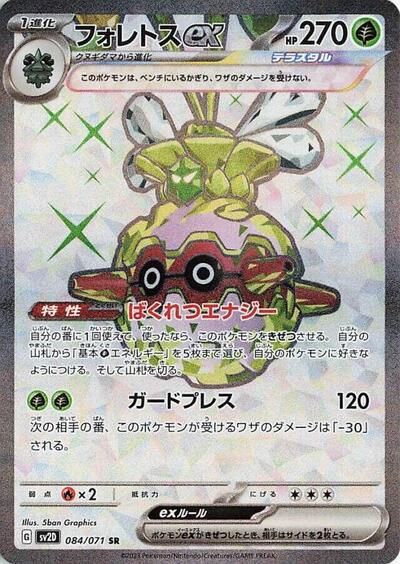 Forretress ex #84 Clay Burst (Japanese)