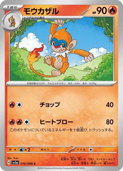 Monferno #16 Crimson Haze (Japanese)