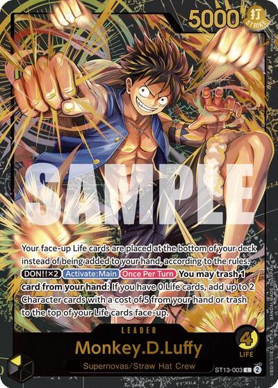 Monkey.D.Luffy (Premium Card Collection -Leader Collection-) #ST13-003 One Piece Promotion Cards