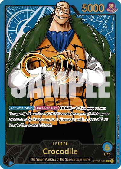 Crocodile (Premium Card Collection -Leader Collection-) #ST03-001 One Piece Promotion Cards
