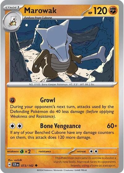 Marowak #73 Stellar Crown