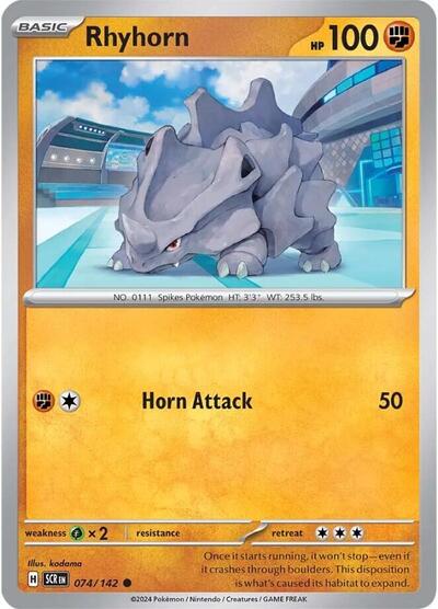 Rhyhorn #74 Stellar Crown