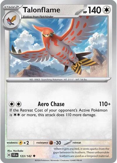 Talonflame #123 Stellar Crown