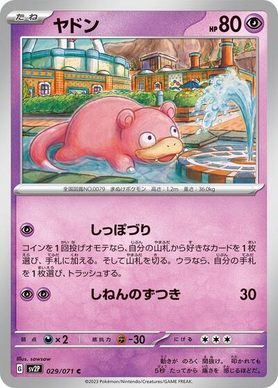 Slowpoke #29 Snow Hazard (Japanese)