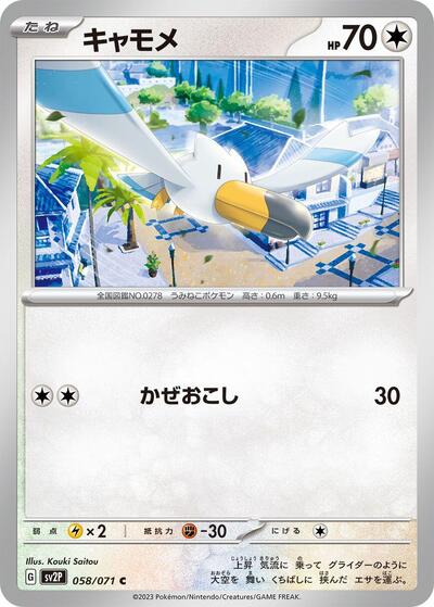 Wingull #58 Snow Hazard (Japanese)