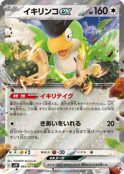 Squawkabilly ex #65 Snow Hazard (Japanese)
