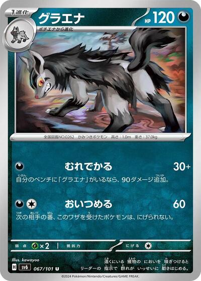 Mightyena #67 Transformation Mask (Japanese)