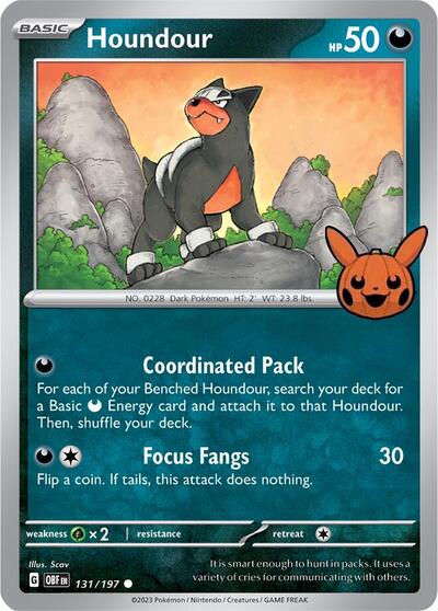 Houndour #131 Trick or Trade BOOster Bundle 2024