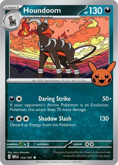 Houndoom #133 Trick or Trade BOOster Bundle 2024