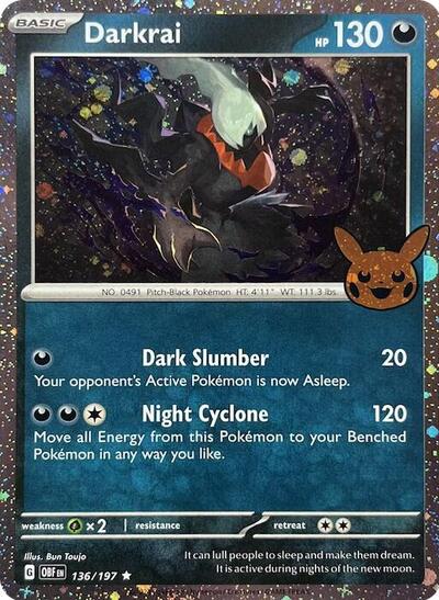 Darkrai #136 Trick or Trade BOOster Bundle 2024