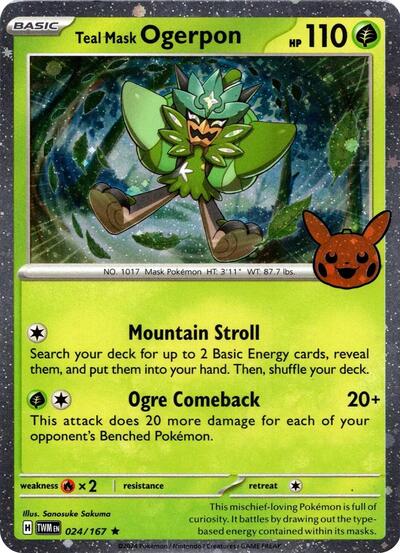 Teal Mask Ogerpon #24 Trick or Trade BOOster Bundle 2024