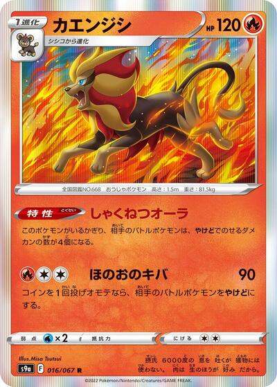 Pyroar #16 Battle Region (Japanese)