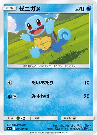 Squirtle Tag Bolt (Japanese) #21