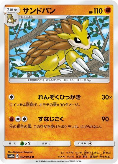 Sandslash #22 Full Metal Wall (Japanese)