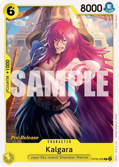 Kalgara #OP08-099 Two Legends Pre-Release Cards