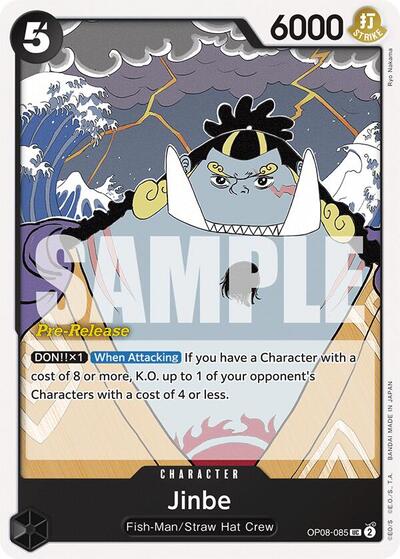 Jinbe #OP08-085 Two Legends Pre-Release Cards