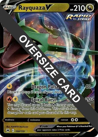 Rayquaza V 100/159 #100 Jumbo Cards