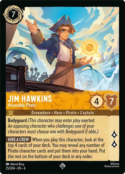 Jim Hawkins - Honorable Pirate #25 Azurite Sea