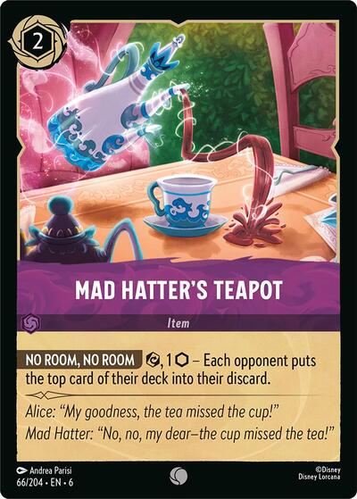 Mad Hatter's Teapot #66 Azurite Sea