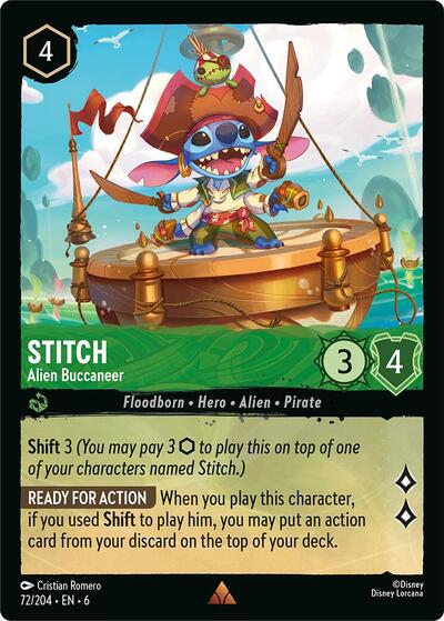 Stitch - Alien Buccaneer #72 Azurite Sea