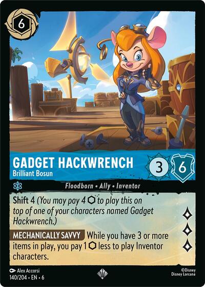 Gadget Hackwrench - Brilliant Bosun #140 Azurite Sea