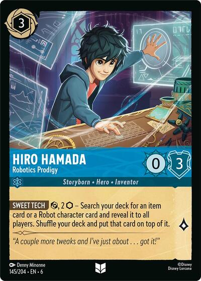 Hiro Hamada - Robotics Prodigy #145 Azurite Sea