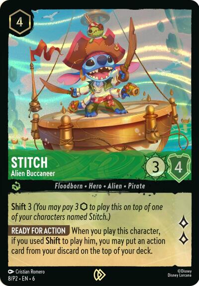 Stitch - Alien Buccaneer (Stitch Collector's Gift Set Promo) #8 Disney Lorcana Promo Cards