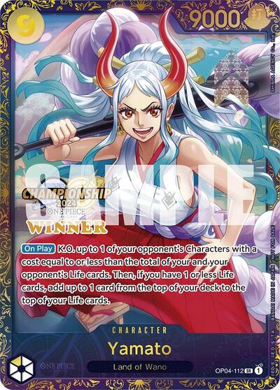 Yamato (Championship 2024 Finals Winner) #OP04-112 One Piece Promotion Cards
