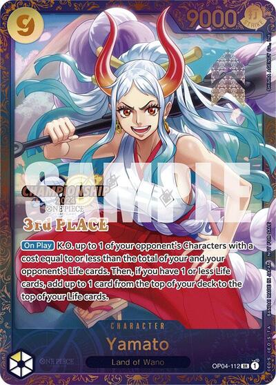 Yamato (Championship 2024 Finals 3rd Place) #OP04-112 One Piece Promotion Cards