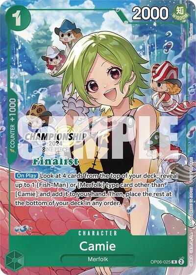 Camie (Championship 2024 Finalist Card Set) #OP06-025 One Piece Promotion Cards
