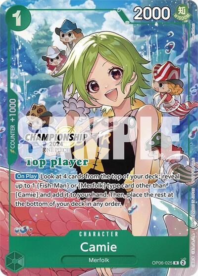 Camie (Championship 2024 Top Player Pack) #OP06-025 One Piece Promotion Cards